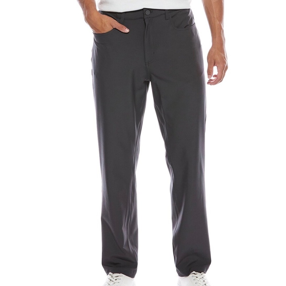 Ben Sherman Mens Dress Pants 32W 30L Grey Signature Slim Stretch